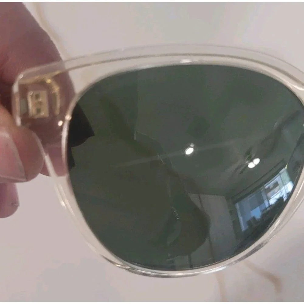 BURBERRY Men's Clear Frame Sunglasses Gold Inlay B 4310-F 3852 71 145